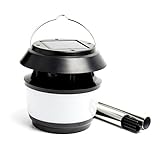 Classicbuy　LEDソーラーライト　虫除けライト　ガーデンライト　ソーラー庭園灯　超音波害虫駆除機　ソーラー/USB充電式　庭園保護　挿し込み式 掛け式