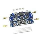 P Prettyia 昇圧モジュール　デジタル電圧レギュレータ　ステップアップ 調整可能 3.5-35V 100W 　