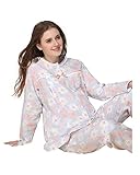 授乳服 マタニティ パジャマ 産後まで使える 上下セット 授乳口付きマタニティ パジャマ 前開き 授乳パジャマ 花柄 お産 出産 赤ちゃん 妊娠 部屋着 小さいサイズ S M L XL ウエスト調節 