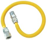 Plumb Shop Brasscraft CSSD54-48P 48-Inch Stainless Steel Gas Heater Connector [並行輸入品]