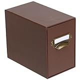 ナカバヤシ ストックボックス 写真・はがき ブラウン 23736