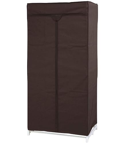 Amazon｜カインズ(CAINZ) カバー付きワードローブ グレー 幅78cm 奥行