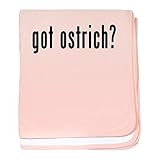 CafePress – Got Ostrich – スーパーソフトベビー毛布、新生児おくるみ ピンク 06203453306832E