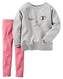 カーターズ Carter's フレンチテリー綿 プルオーバー ＆ レギンス 2点セット 2-Piece French Terry Pullover & Legging Set 9M (67-72cm)