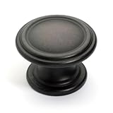 Dynasty Hardware K-8038-S-10B Two Ring Cabinet Hardware Knob, Oil Rubbed Bronze by Dynasty Hardware