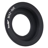 Haoge手動用レンズマウントアダプターm42 42 mmスクリューマウントレンズをNikon FマウントカメラなどDFd750d500d600d610d800d800ed810d810 ad850d3 Xd3d3s, d4 , d4s, d5