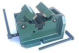 HHIP 3900-1720 Horizontal/Verticle Machine Vise, 4" Jaw Width, For Holding Shafts and Round Parts (P