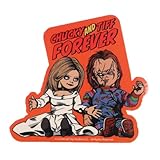 CHUCKY チャッキー[ダイカットシール]キャラクターステッカー/CHUCKY＆TIFF OR