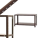 スマートラック NSTR-054 幅80×奥行30×高さ45cm 2段 ブラウン 40㎏/段