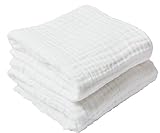 Sinland 6重 ガーゼ ベビー バスタオル 95cmx95cm やわらかい タオルケット 2枚セット