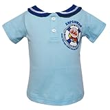 2014年 夏物 アンパンマン セーラー衿 半袖Ｔシャツ ANPANMAN サックス◇80cm