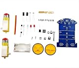 CHAOJIBAO 基板 半田 付け 練習 キット 部品 1個スマート ロボットカー スマートカーDIYキット スマートトラッキングカー アクセサリーキット 電子部品セット スマート ロボットカーモータ 駆動回路 自由研究自分組立 電子部品 トラッキングカーカーキット DIYキット 車（スマートカー）