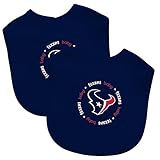 Baby Fanatic Team Color Bibs, Houston Texans, 2-Count by Baby Fanatic [並行輸入品]