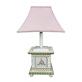 Fantasy Fields - Crackled Rose Thematic Kids Table Lamp | Imagination Inspiring? Hand Painted Detail
