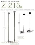 川口技研 軒天用物干し ホスクリーン Z-215-DB ダークブロンズ 2本1組