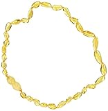 Momma Goose Olive Teething Necklace, Lemon, Medium/12-12.5 by Momma Goose