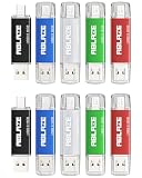 ABLAZE USBメモリ Type-C 16GB 10本セット デュアルUSB2.0＋Type-C対応 iPhone 16/15, Androidスマホ, パソコン, タブレット, Mac ノートPC対応