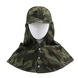 迷彩　カモフラージュ　帽子付頭巾　ＤＩＹ　作業　溶接　塗装