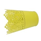 Dovewill クラウンフラワーポット　ガーデン装飾プランター　デスク収納ボックス　全６色選べる - イェロー