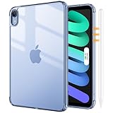 ProCase iPad Mini A17 Pro 第7世代 2024 Mini6 ケース 2021 8.3インチ クリアケース 透明 保護カバー 軽量 スリム 耐衝撃 適用機種：iPad Mini A17 Pro 第7世代 2024（A2993 / A2995 / A2996）、Mini 第6世代 2021（A2567 / A2568 / A2569） - クリアネイビー