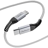 Leykwan USB Type-C ケーブル 充電ケーブル 60w 急速充電 USB C ナイロン編み 断線防止【macbook 13 pro/iPad/Galaxy/Xperia/Android/iPhone 15/16/17スマートフォン/カメラ/タブレットなど対応】（1.8m，1本入り）