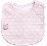 CELEC(セレク) スタイ 日本製 女の子 よだれかけ ビブ ピンク 水玉 ボーダー 【177004】