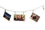 LEDフォトクリップ文字列ライト、10透明フォトクリップ、USB電源、multi-colors、Perfect for Home Decor Hanging写真、・メモ