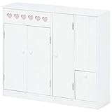 トイレ収納/　トイレラック　ホワイト　幅60cm　MTR-6112WH