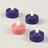 Roman 4-Piece Set- Advent LED Tea Light Candles with Batteries [並行輸入品]