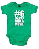 (#6　シーズン　アンド　ムービー) #6 Seasons And A Movie, プリント　ベビースーツ - グリーン/白 12-18 ヶ月