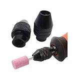 SHINA Dremel(ドレメル) ドレメルチャック 2pc 0.3-3.2mm マルチ　チャック　キーレス ドレメルグラインダーシャフトの回転工具 8 * 0.75
