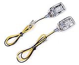 汎用 小型 ミニ LED ウインカー 6mmボルト 左右1セット バイク オートバイ ヤマハ スズキ ホンダ カワサキ