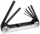 Morris Products 54318 Hex-Key Sets, 7 Key metric 1.5mm, 2mm, 2.5mm, 3mm, 4mm, 5mm, 6mm, 3-5/8' Handl