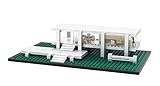 MICRO-BRICKLAND Farnsworth House Building Bricks Toy Sets for Kids Teens, Construction Toy Building 