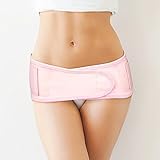 Comfytopia Certified 骨盤ベルト ダブルベルトで自由に調整可 産後 ダイエット 通気性抜群 骨盤矯正ベルト ピンク (L)