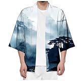 [vigerkar] 夏服 メンズ 和式カーディガン メンズ カーディガン 七分袖 カーディガン 夏服 メンズ カーディガン 和式カーディガ