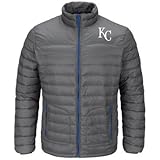 MLB公式ライセンスKansas City Royals Train to Winフルジップパフジャケット XL
