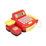 JAWL 子供のレジのおもちゃ、家庭用の3歳以上の安全な教育用ミニレジのおもちゃのシミュレーション