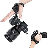 [JJC] ハンドストラップ リストストラップ Nikon Z50 II Z f Z fc Z6III Z6II Z7II Z5 Z50 Z8 Z7 Z6 D5600 D5500 D5300 D5200 D5100 D5000 D3500 COOLPIX P1100 S9 GH7 DC-GH6 S1H S1R S1 G95 G9 G85 GX7M3 GX7M2カメラ 適用 黒い