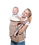 Gabesy(ガベシ) 抱っこひも ヒップシートキャリア ベビーキャリア 新生児から ヨコだっこ おんぶ 出産祝いプレゼント 多機能 JG9909 (ベージュ)