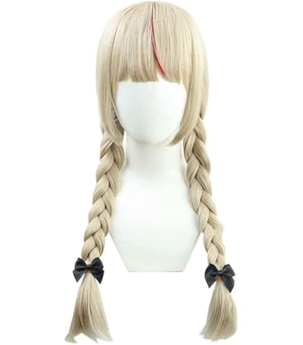 Amazon.co.jp: ロングペン コスプレ ウィッグ 魔界ノりりむ 三つ編み