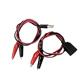 Homyl USB　電子　マルチメーター用　フックワイヤーケーブル　チェック　配線回路　リードケーブル　便利　60cm　