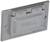 hubbell-bell 5101 – 0耐候カバー、4 – 9 / 16インチx 2 – 13 / 16インチ