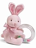 Bearington Bears CottontailピンクBunny Shaker Ring Rattle