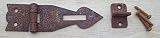 IRONMONGERY WORLD矢印ヘッドIron安全留め金とStapleドアラッチロックfor。。。by ironmongery世界