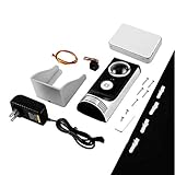 MolySun ドアベル ワイヤレス 玄関WiFiワイヤレスビデオインターホンドアベルワイヤレスドアベル携帯電話APPリモートコントロールロック解除リモートモニタリング（ブラック）