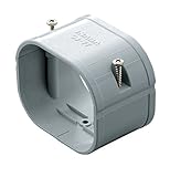 因幡電工 配管化粧カバー スリムジョイント 直線継手 グレー SJ-140-G