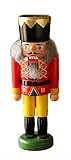 くるみ割り人形　Sサイズ　王様 　赤　ドイツの木のおもちゃ Nutcracker