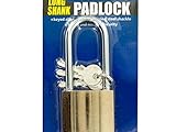 Bulk Buys真鍮コーティングスチール南京錠3キー付き – パックof 4