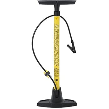 ブリヂストン(BRIDGESTONE) 空気入れ スマートポンプ PM-501 イエロー A402223YE SG規格 英式トンボロ